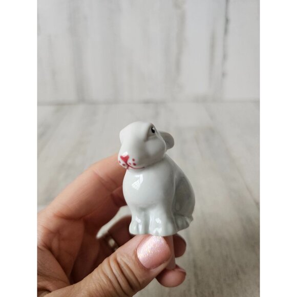 Nora Fleming Easter Bunny rabbit spring mini white retired - Picture 7 of 9